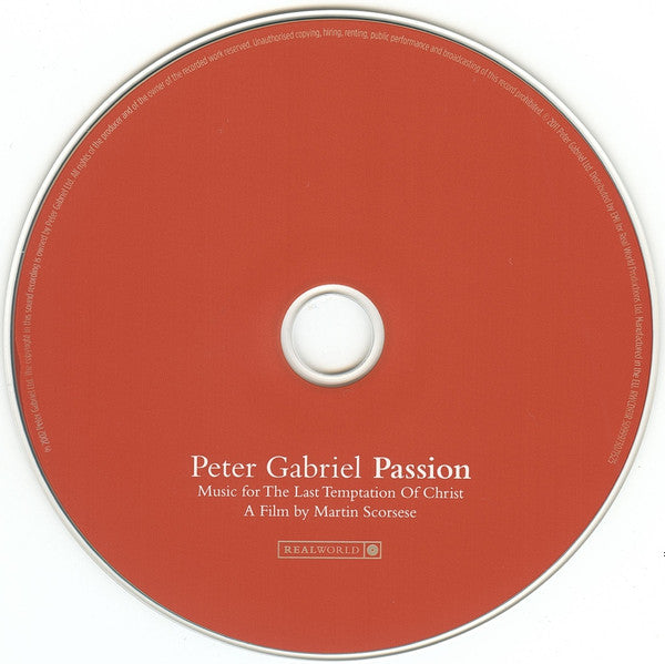 Peter Gabriel : Passion (CD, Album, RE, RM)