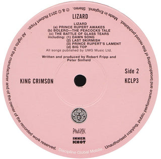 King Crimson : Lizard (LP, Album, RE, Gat)