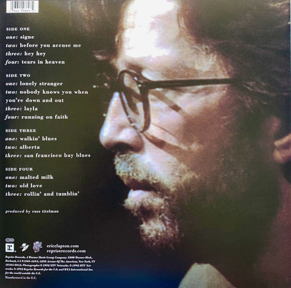 Eric Clapton : Unplugged (2xLP, Album, RE, 180)