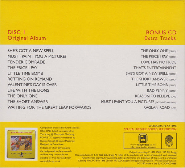 Billy Bragg : Volume II (2xCD, Album, RE, RM + 2xCD, Album, RE, RM + 2xCD, )