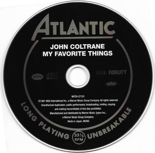 John Coltrane : My Favorite Things (CD, Album, Mono, Ltd, RE, RM)