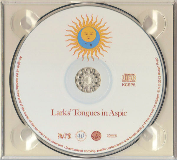 King Crimson : Larks' Tongues In Aspic (CD, Album, RE, RM + DVD-V, Comp, Mono, Multichanne)