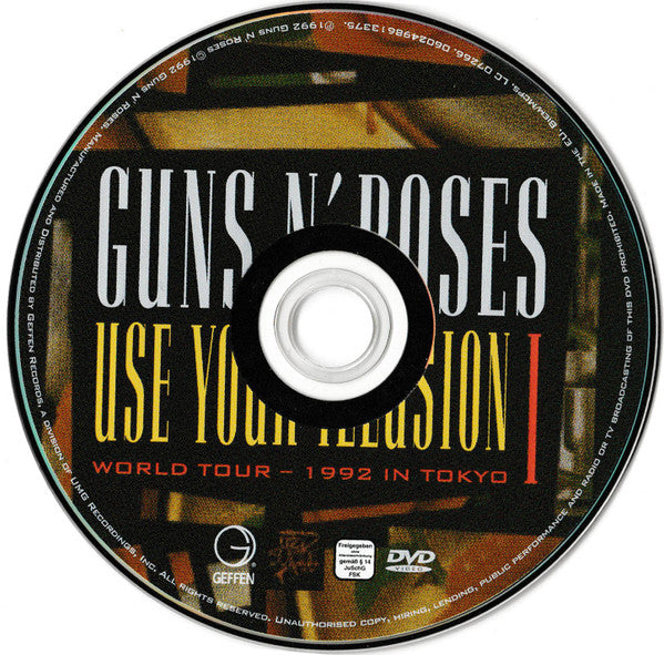 Guns N' Roses : Use Your Illusion I - World Tour - 1992 In Tokyo (DVD-V, Copy Prot., RE, PAL)