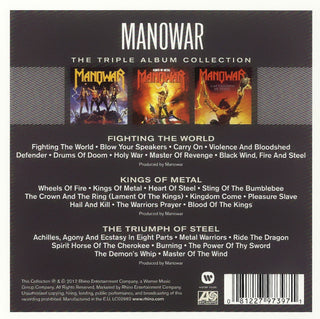 Manowar : The Triple Album Collection (CD, Album, RE + CD, Album, RE + CD, Album, RE + Bo)