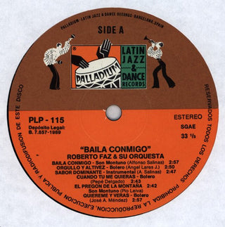 Roberto Faz Y Su Orquesta : Baila Conmigo - Come Dance With Me (LP, Album, RE)