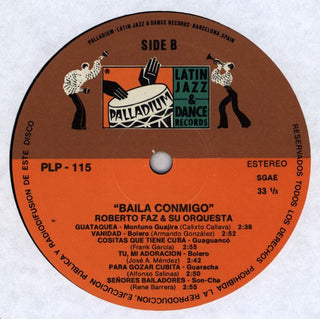 Roberto Faz Y Su Orquesta : Baila Conmigo - Come Dance With Me (LP, Album, RE)