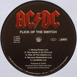 AC/DC : Flick Of The Switch (LP, Album, RE, RM, 180)