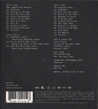 Rage Against The Machine : Rage Against The Machine XX (CD, Album, RE, RM + CD + DVD + S/Edition, Dig)