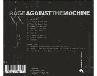 Rage Against The Machine : Rage Against The Machine XX (CD, Album, RE, RM)