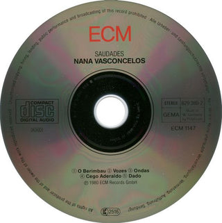 Naná Vasconcelos : Saudades (CD, Album)