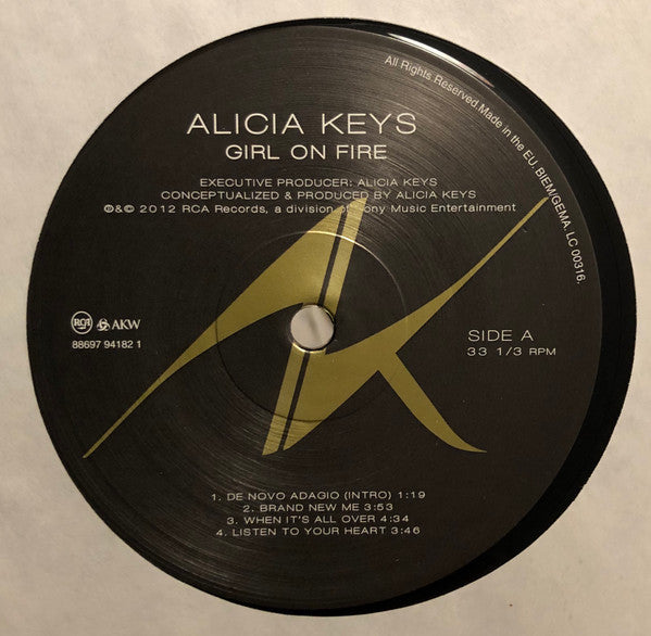 Alicia Keys : Girl On Fire (2xLP, Album)