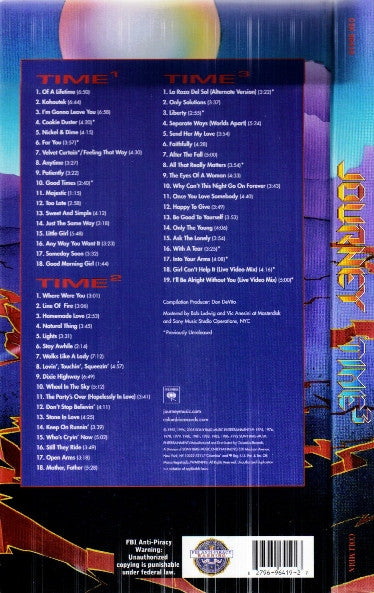 Journey : Time³ (3xCD, Comp, RE)