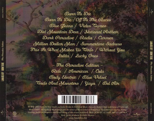 Lana Del Rey : Born To Die (The Paradise Edition) (2xCD, Album)