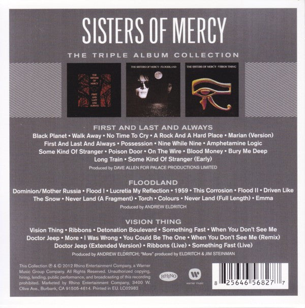 The Sisters Of Mercy : The Triple Album Collection (Box, Comp + CD, Album, RE + CD, Album, RE + CD, Al)