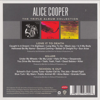 Alice Cooper : The Triple Album Collection (Box, Comp + CD, Album, RE + CD, Album, RE + CD, Al)