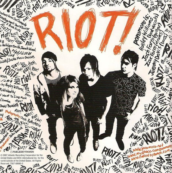 Paramore : Riot! (CD, Album)