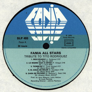 Fania All Stars : Tribute To Tito Rodriguez (LP, Album)