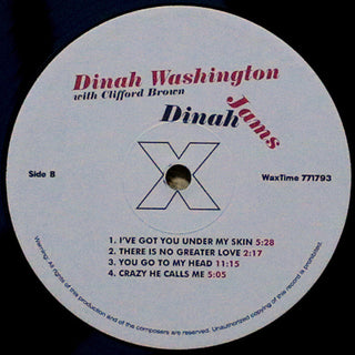 Dinah Washington : Dinah Jams (LP, Album, Ltd, RE, RM, 180)