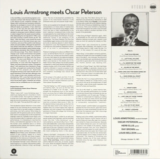 Louis Armstrong Meets Oscar Peterson : Louis Armstrong Meets Oscar Peterson (LP, Album, Ltd, RE, RM)