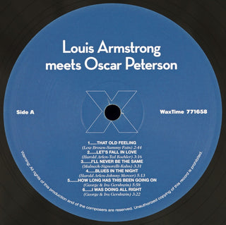 Louis Armstrong Meets Oscar Peterson : Louis Armstrong Meets Oscar Peterson (LP, Album, Ltd, RE, RM)
