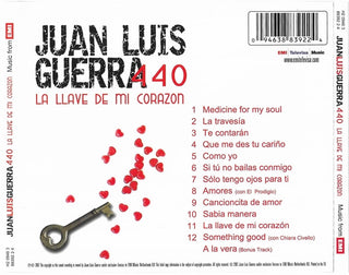 Juan Luis Guerra 4.40 : La Llave De Mi Corazón (CD, Album)
