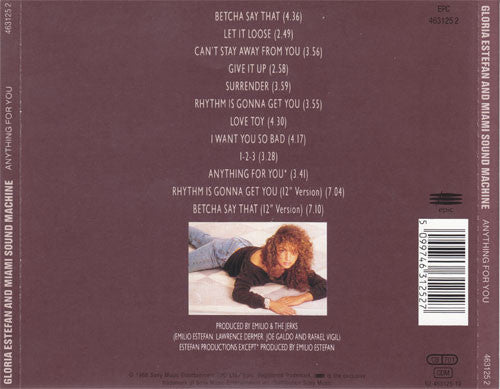 Miami Sound Machine : Anything For You (CD, Album, RE)