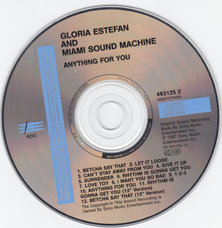Miami Sound Machine : Anything For You (CD, Album, RE)
