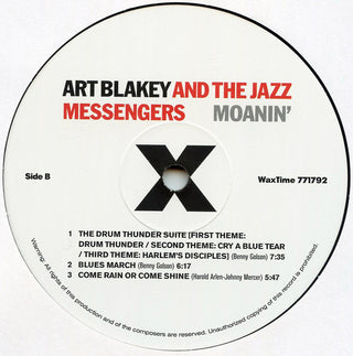 Art Blakey & The Jazz Messengers : Moanin' (LP, Album, Ltd, RE, RM, 180)