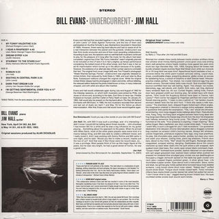 Bill Evans • Jim Hall : Undercurrent (LP, Album, Ltd, RE, RM)