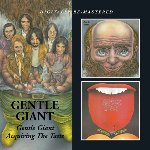 Gentle Giant : Gentle Giant / Acquiring The Taste (CD, Album, RE + CD, Album, RE + Comp, RM)