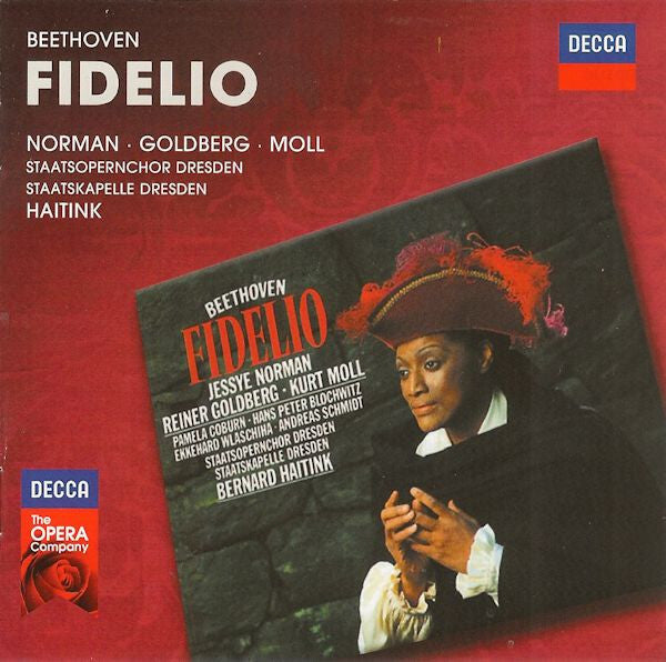 Ludwig van Beethoven - Jessye Norman •  Reiner Goldberg •  Kurt Moll •  Chor der Staatsoper Dresden •  Staatskapelle Dresden •  Bernard Haitink : Fidelio (2xCD, Album, RE)