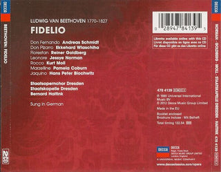 Ludwig van Beethoven - Jessye Norman •  Reiner Goldberg •  Kurt Moll •  Chor der Staatsoper Dresden •  Staatskapelle Dresden •  Bernard Haitink : Fidelio (2xCD, Album, RE)