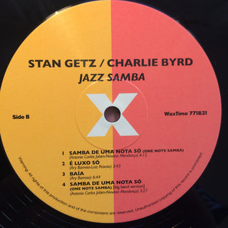 Stan Getz / Charlie Byrd : Jazz Samba (LP, Album, Ltd, RE, RM, 180)