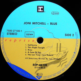 Joni Mitchell : Blue (LP, Album, RE, 180)