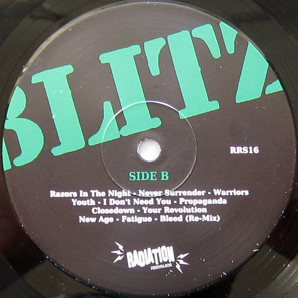 Blitz (3) : Time Bomb Early Singles And Demos Collection (LP, Comp)