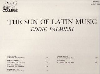 Eddie Palmieri : The Sun Of Latin Music (LP, Album)