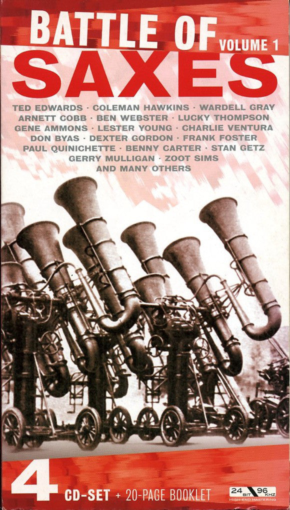 Various : Battle Of Saxes · Volume 1 (4xCD, Comp, Mono + Box)