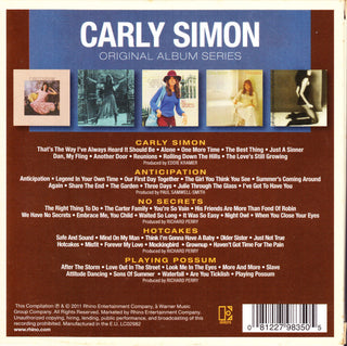 Carly Simon : Original Album Series (Box, Comp + HDCD, Album, RE + CD, Album, RE + CD, )