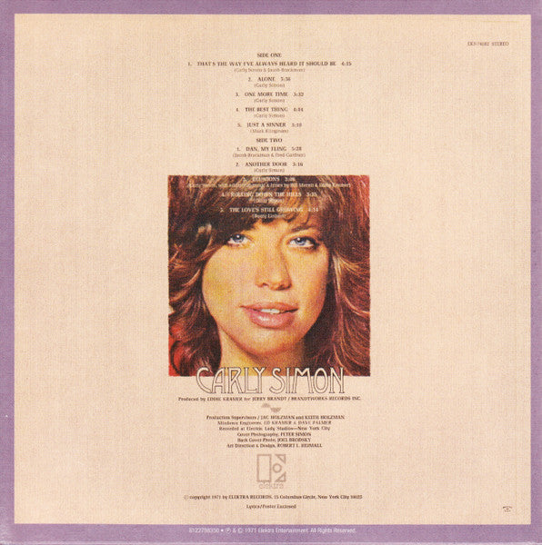 Carly Simon : Original Album Series (Box, Comp + HDCD, Album, RE + CD, Album, RE + CD, )