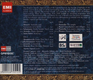 Martha Argerich And Friends : Live From The Lugano Festival 2008 (3xCD, Album)