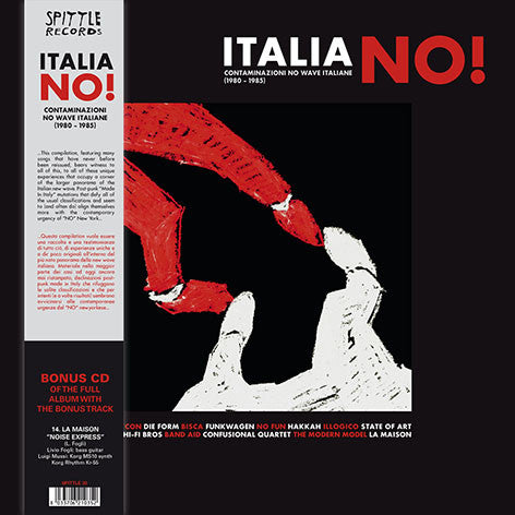 Various : Italia No!  Contaminazioni No Wave Italiane (1980 - 1985) (LP + CD + Comp)