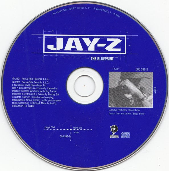 Jay-Z : The Blueprint (CD, Album, Enh, RP)