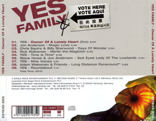Friends Of Yes : Owner Of A Lonely Heart (CD, Comp)