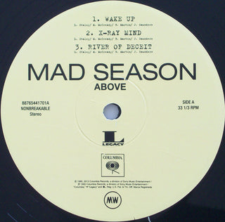 Mad Season : Above (2xLP, Album, RE, RM)