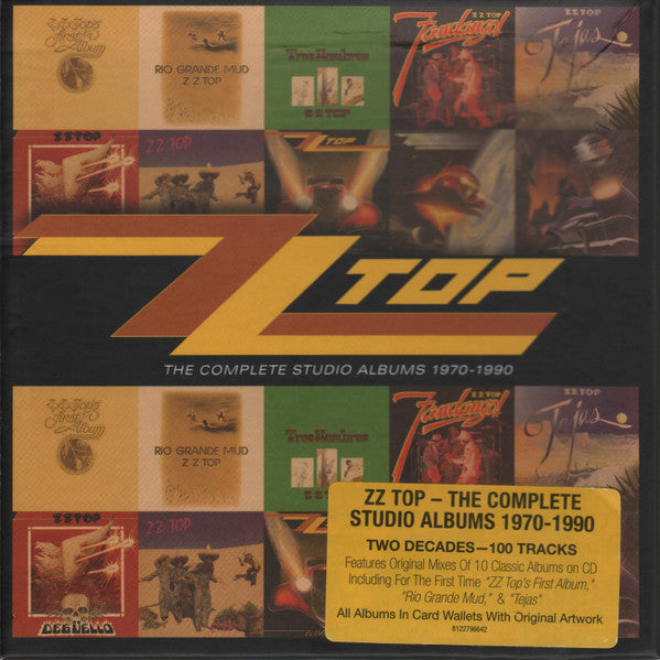 ZZ Top : The Complete Studio Albums 1970-1990 (CD, Album, RE, RM + CD, Album, RE, RM + CD, Album,)