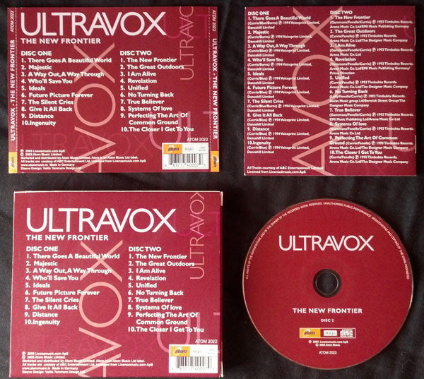 Ultravox : The New Frontier (CD, Album, RE + CD, Album, RE + Comp)