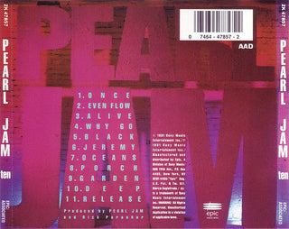 Pearl Jam : Ten (CD, Album, RP, Pit)