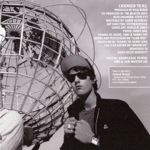 Beastie Boys : Licensed To Ill (CD, Album, RE, RM, RP)