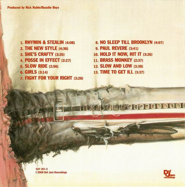 Beastie Boys : Licensed To Ill (CD, Album, RE, RM, RP)