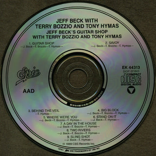 Jeff Beck With Terry Bozzio And Tony Hymas : Jeff Beck's Guitar Shop (CD, Album)